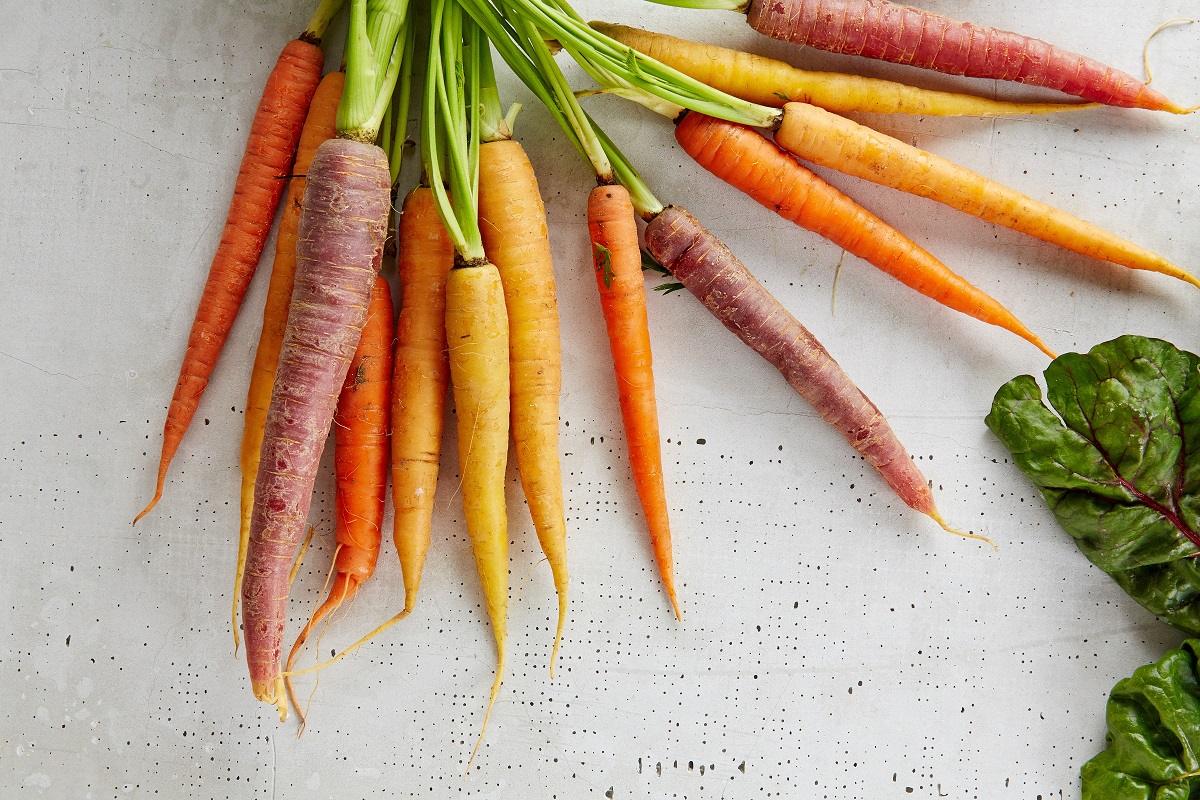 seasonal winter carrots